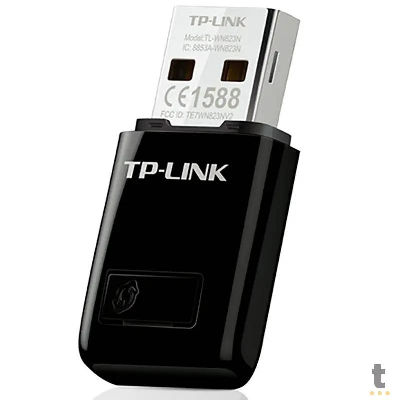 Mini Adaptador Wireless TP-Link USB 300Mbps - TL-WN823N Truedata